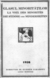 Glasul Minorităţilor 1928